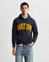 graphic hoodie - evening blue