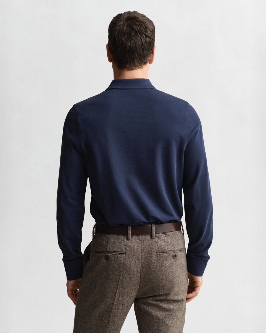 shield piqué rugger - evening blue