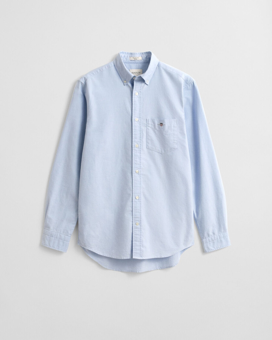 regular fit classic oxford shirt - light blue