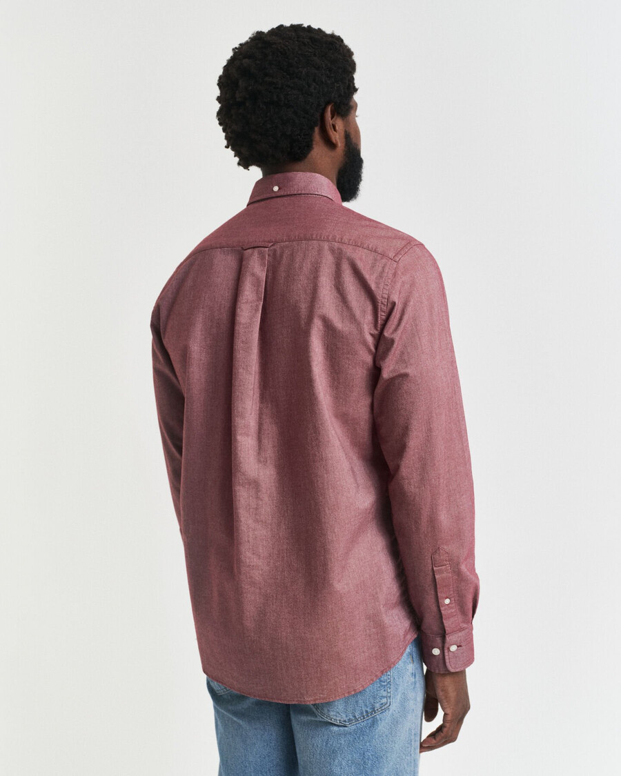 regular fit classic oxford shirt - plumped red