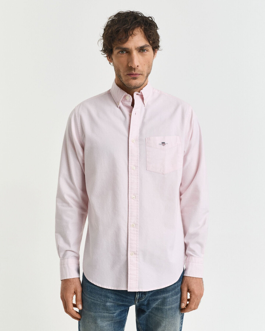 regular fit classic oxford shirt - light pink