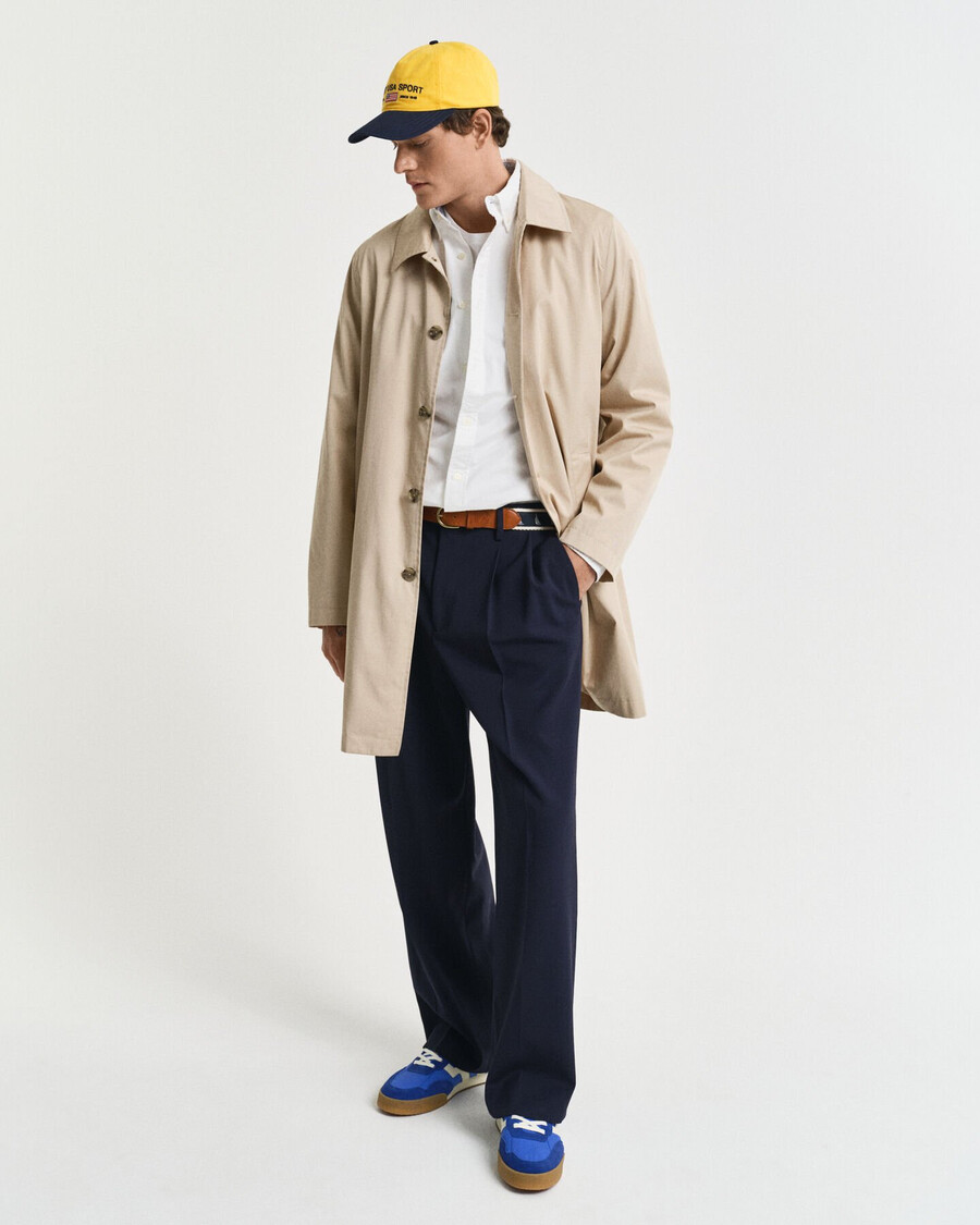 slim fit oxford stretch shirt - white