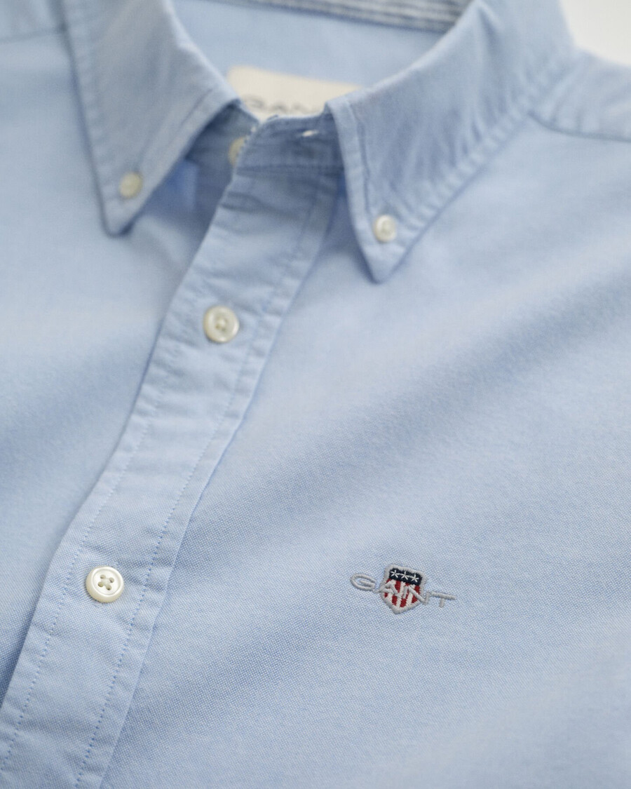 slim fit oxford stretch shirt - light blue