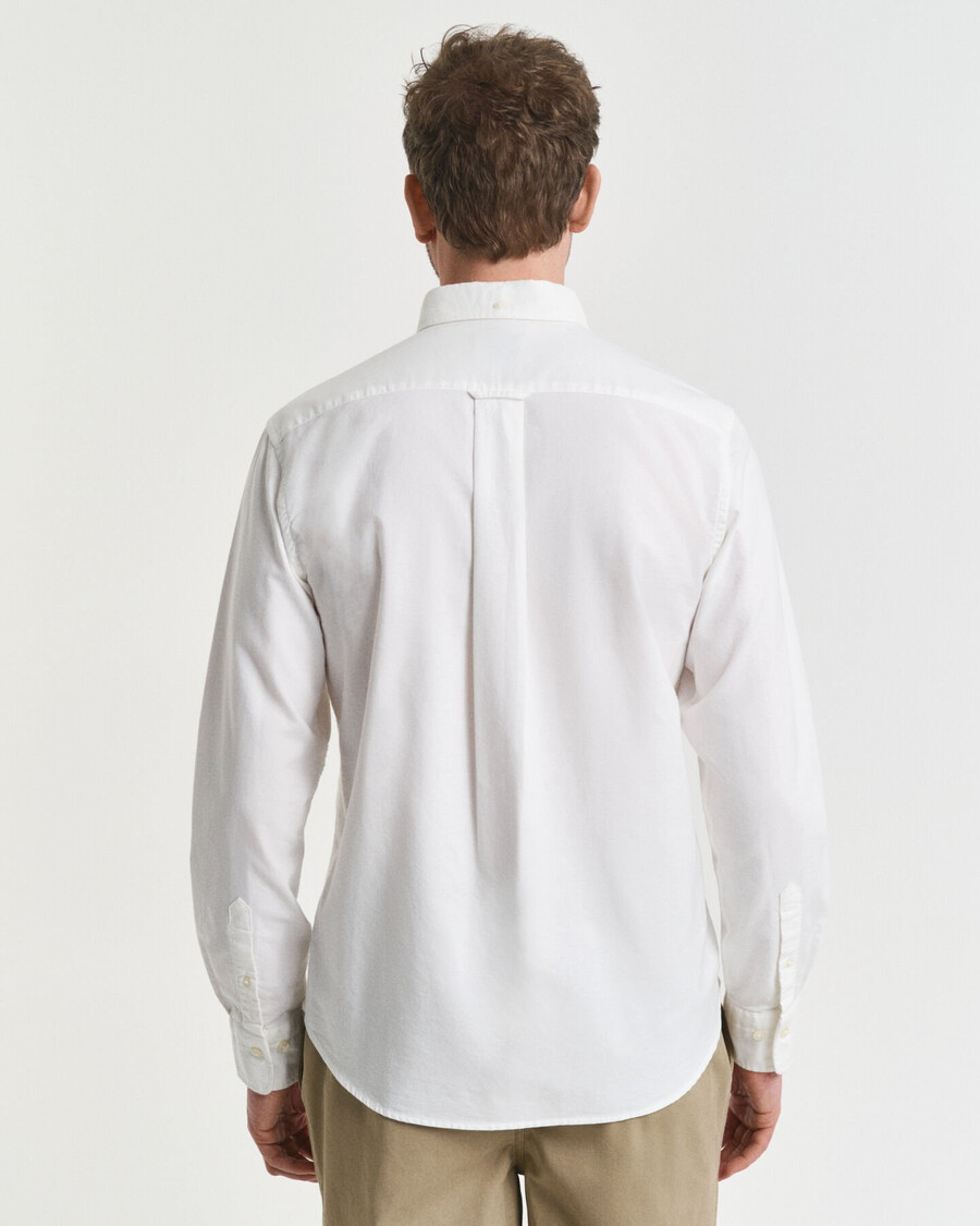 regular fit archive oxford shirt - eggshell