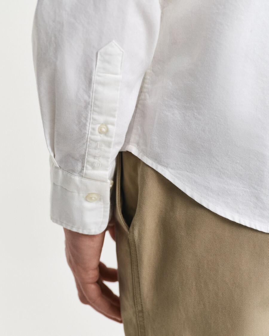 regular fit archive oxford shirt - eggshell