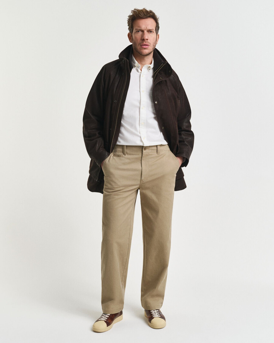 regular fit archive oxford shirt - eggshell
