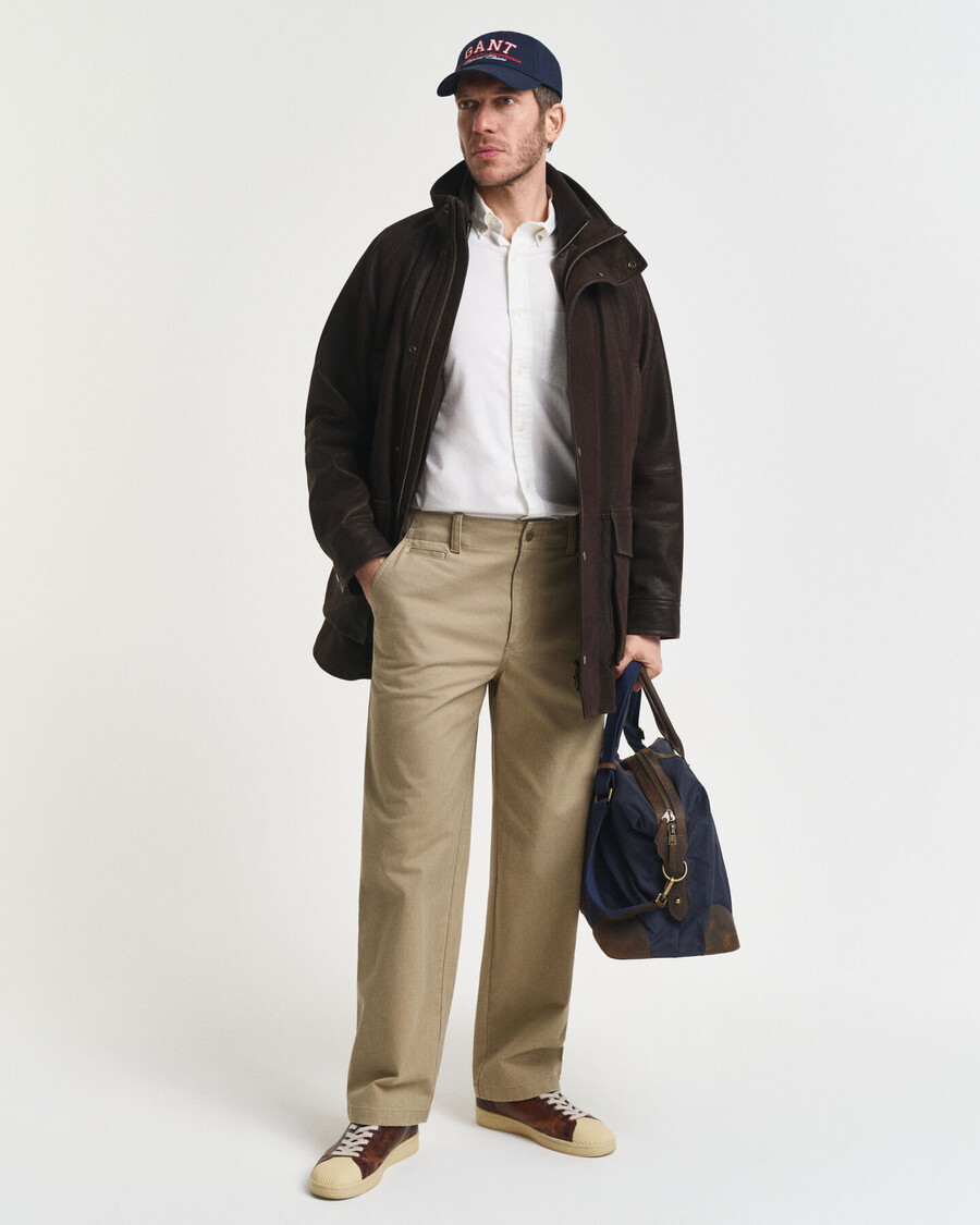 regular fit archive oxford shirt - eggshell