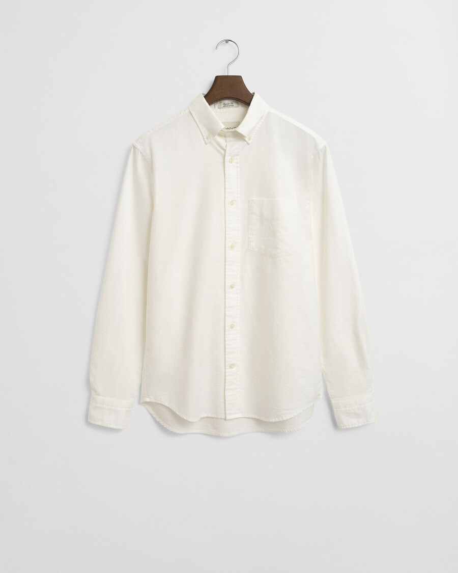 regular fit archive oxford shirt - eggshell
