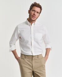 regular fit archive oxford shirt - eggshell