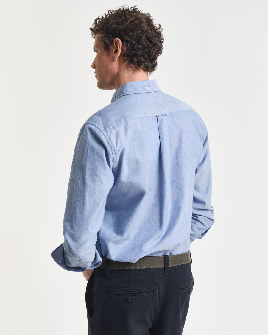 regular fit archive oxford shirt - blue water