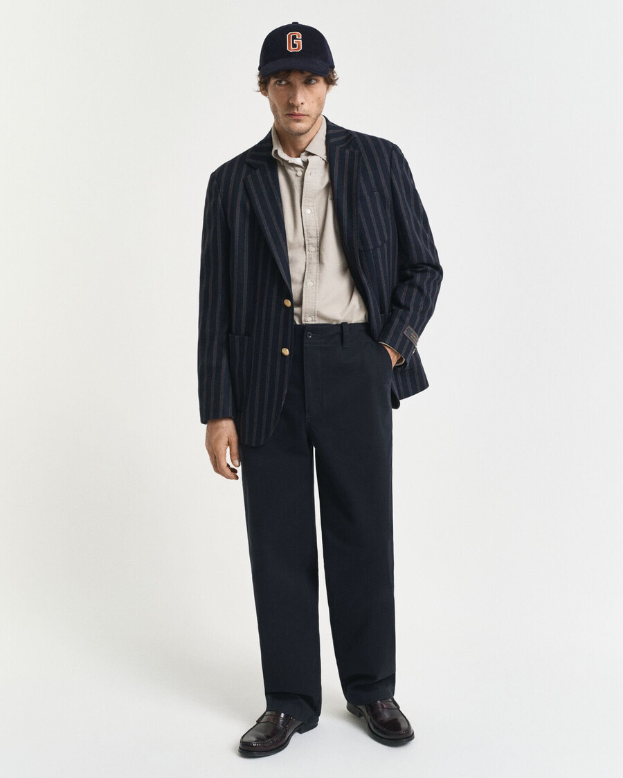 regular fit cotton corduroy shirt - greige