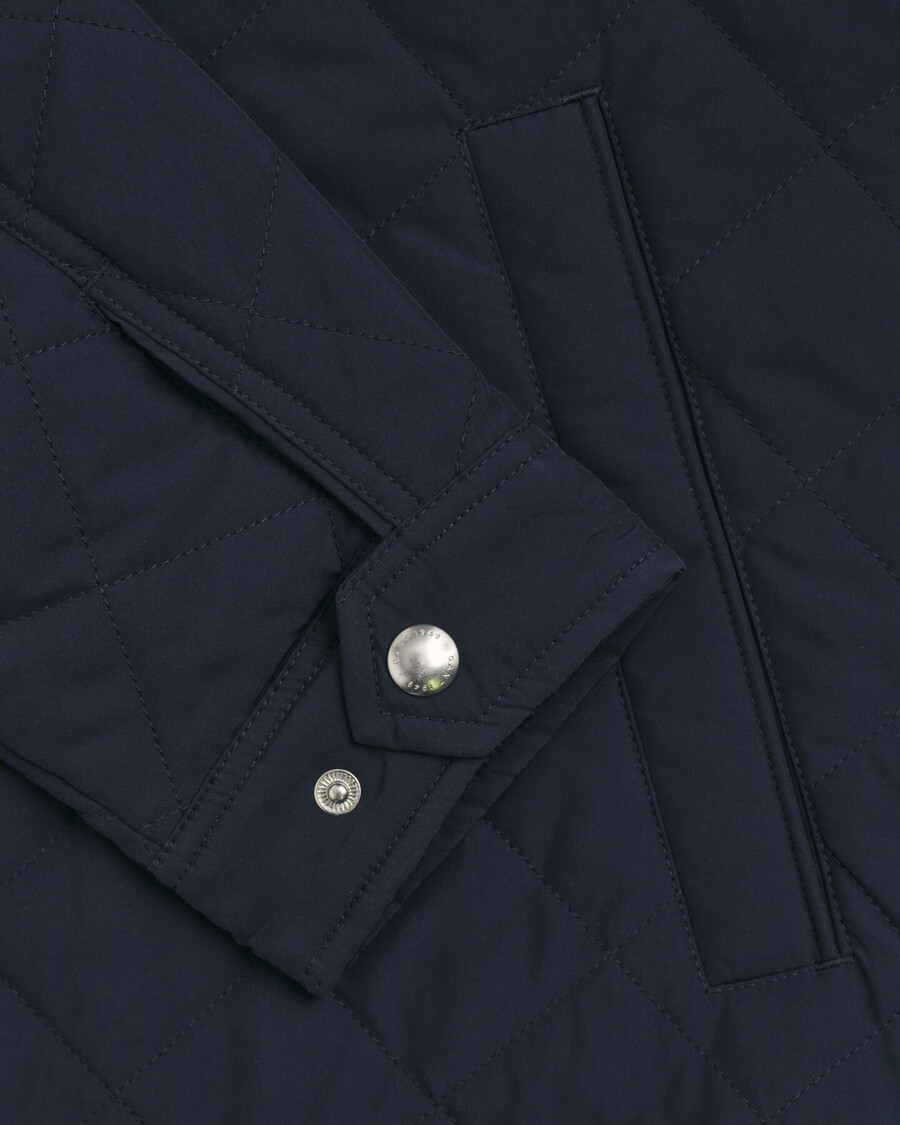 quilted windcheater - evening blue