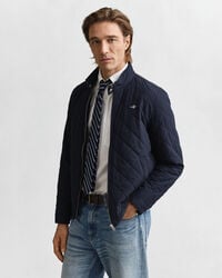 quilted windcheater - evening blue
