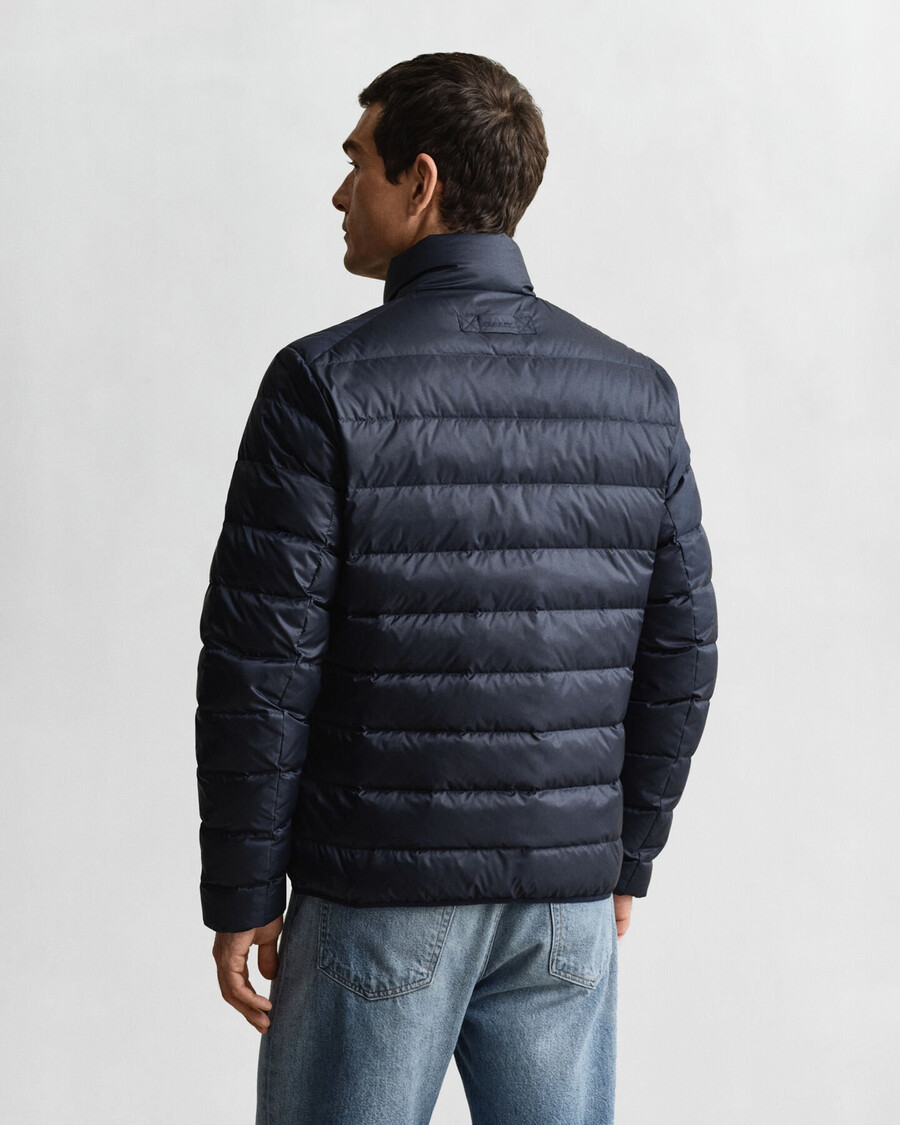 light down jacket - evening blue
