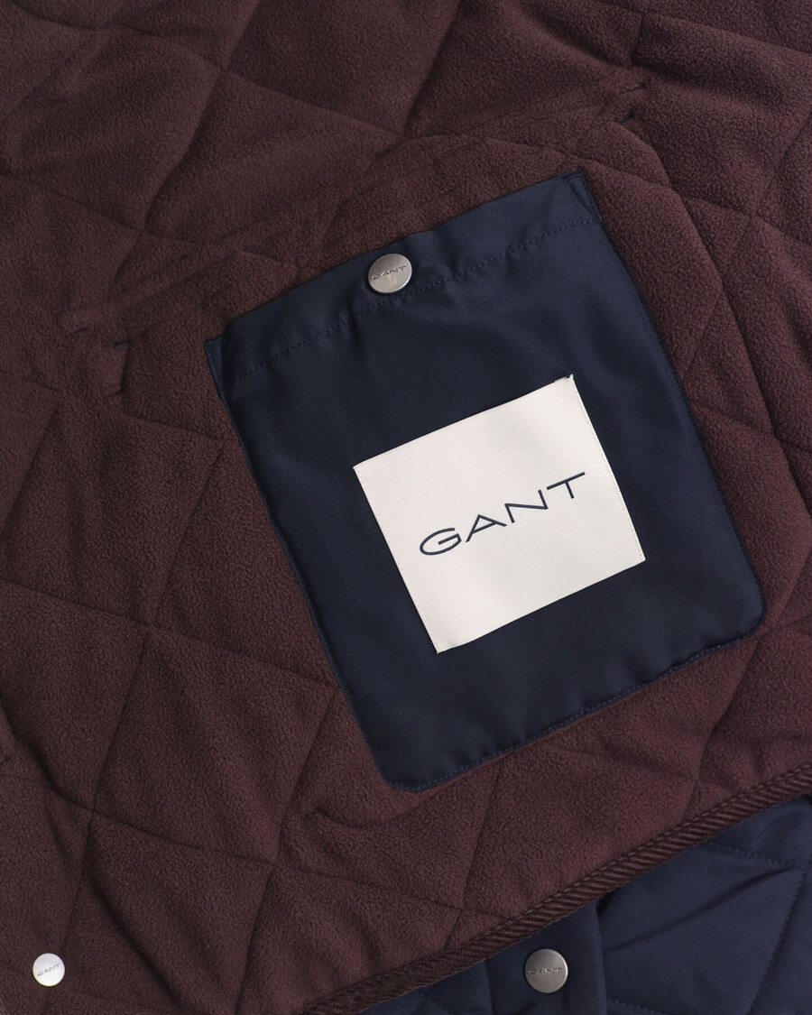 quilted jacket - evening blue