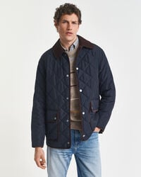 quilted jacket - evening blue