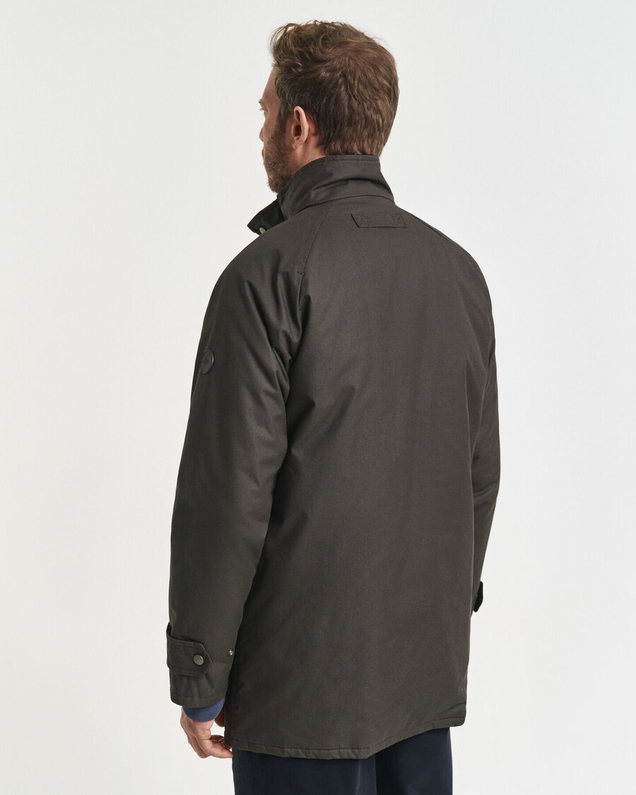 double decker jacket - dusk green
