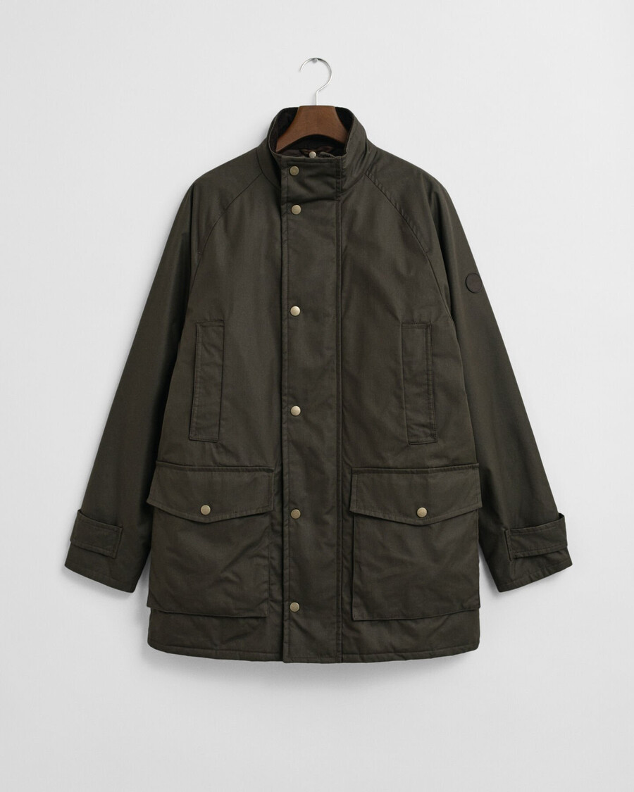 double decker jacket - dusk green