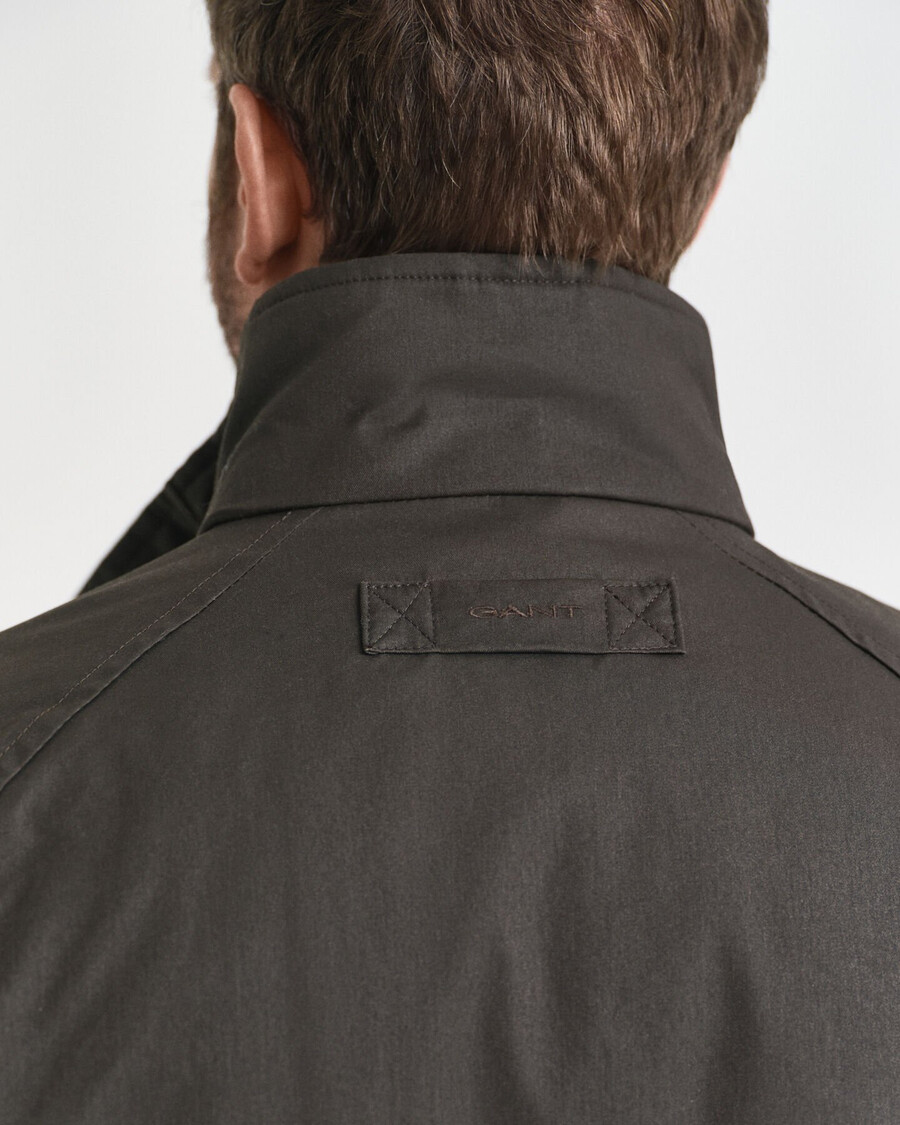 double decker jacket - dusk green