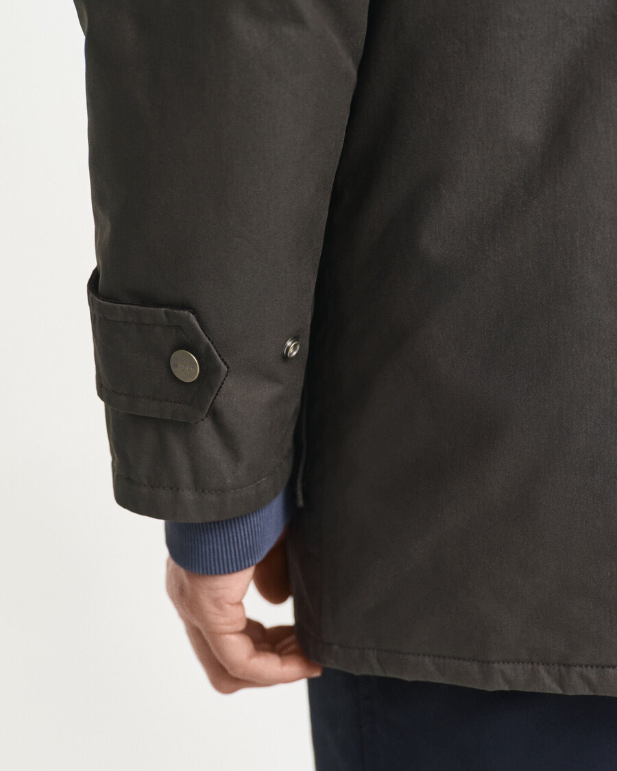 double decker jacket - dusk green