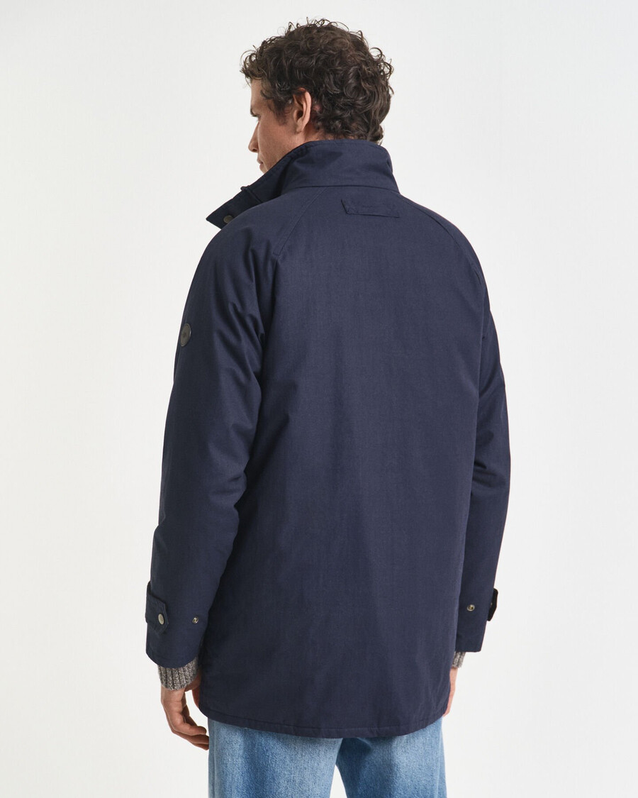 double decker jacket - evening blue