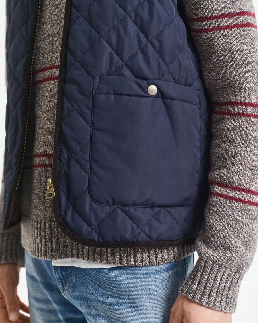 double decker jacket - evening blue