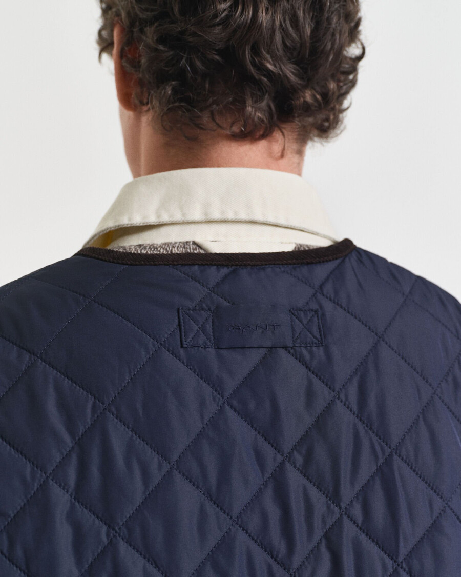 double decker jacket - evening blue