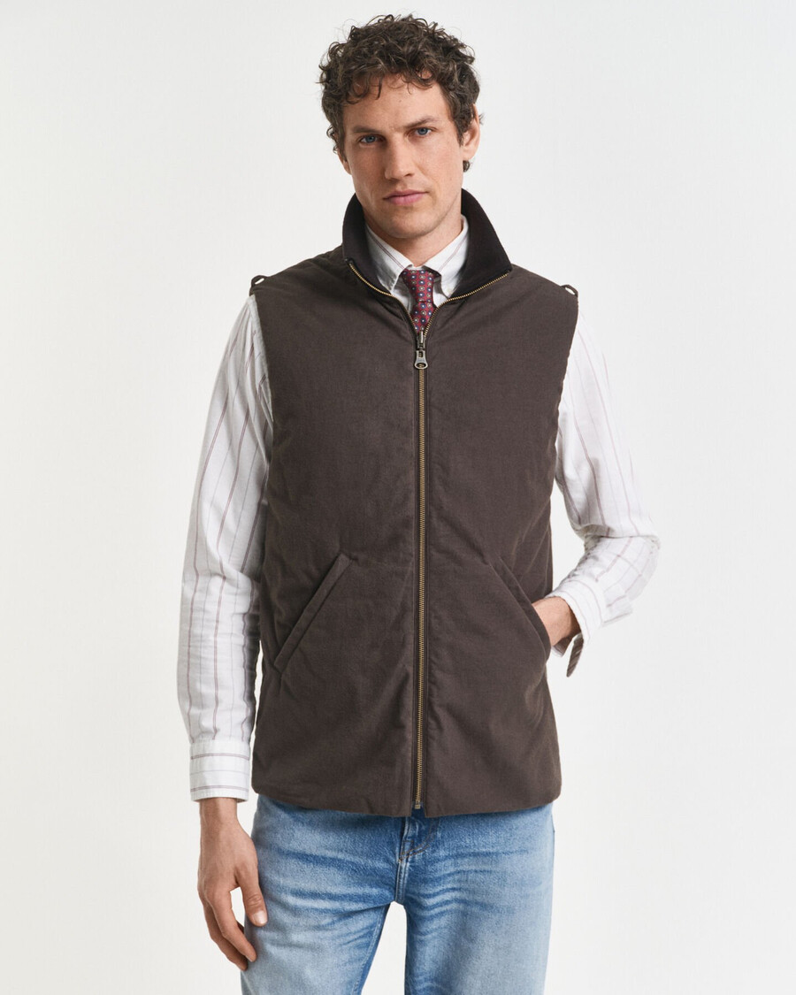 nubuck decker jacket - desert brown