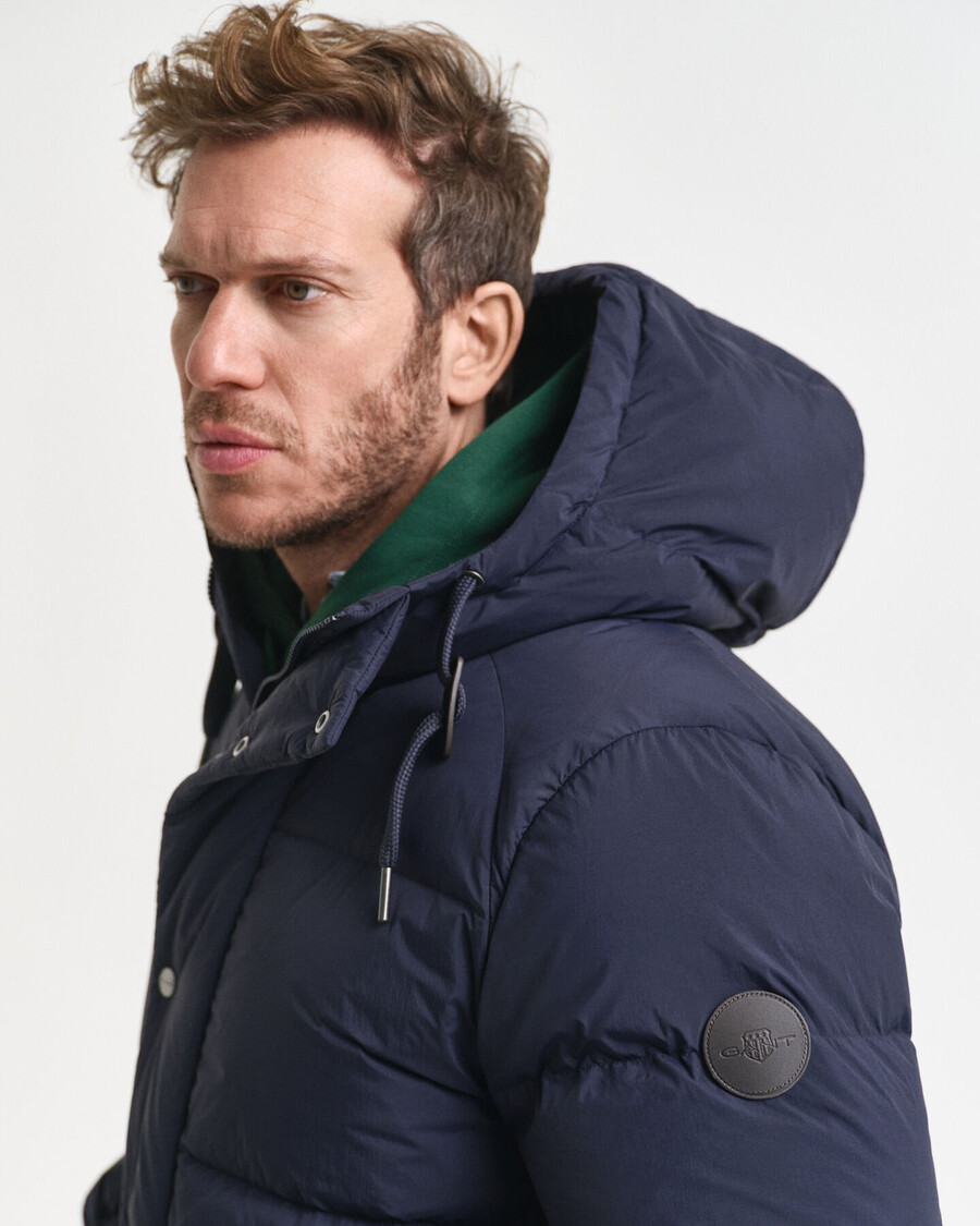 down puffer jacket - evening blue