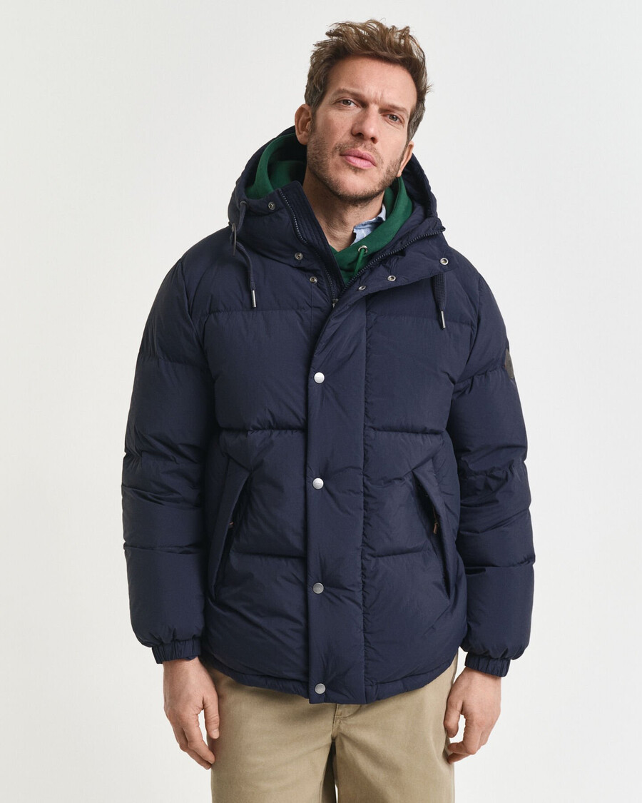 down puffer jacket - evening blue