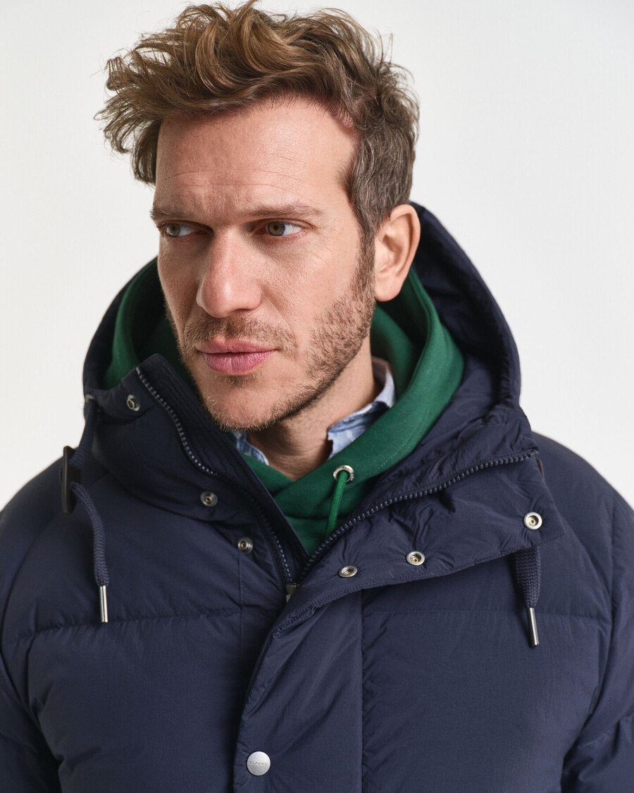 down puffer jacket - evening blue