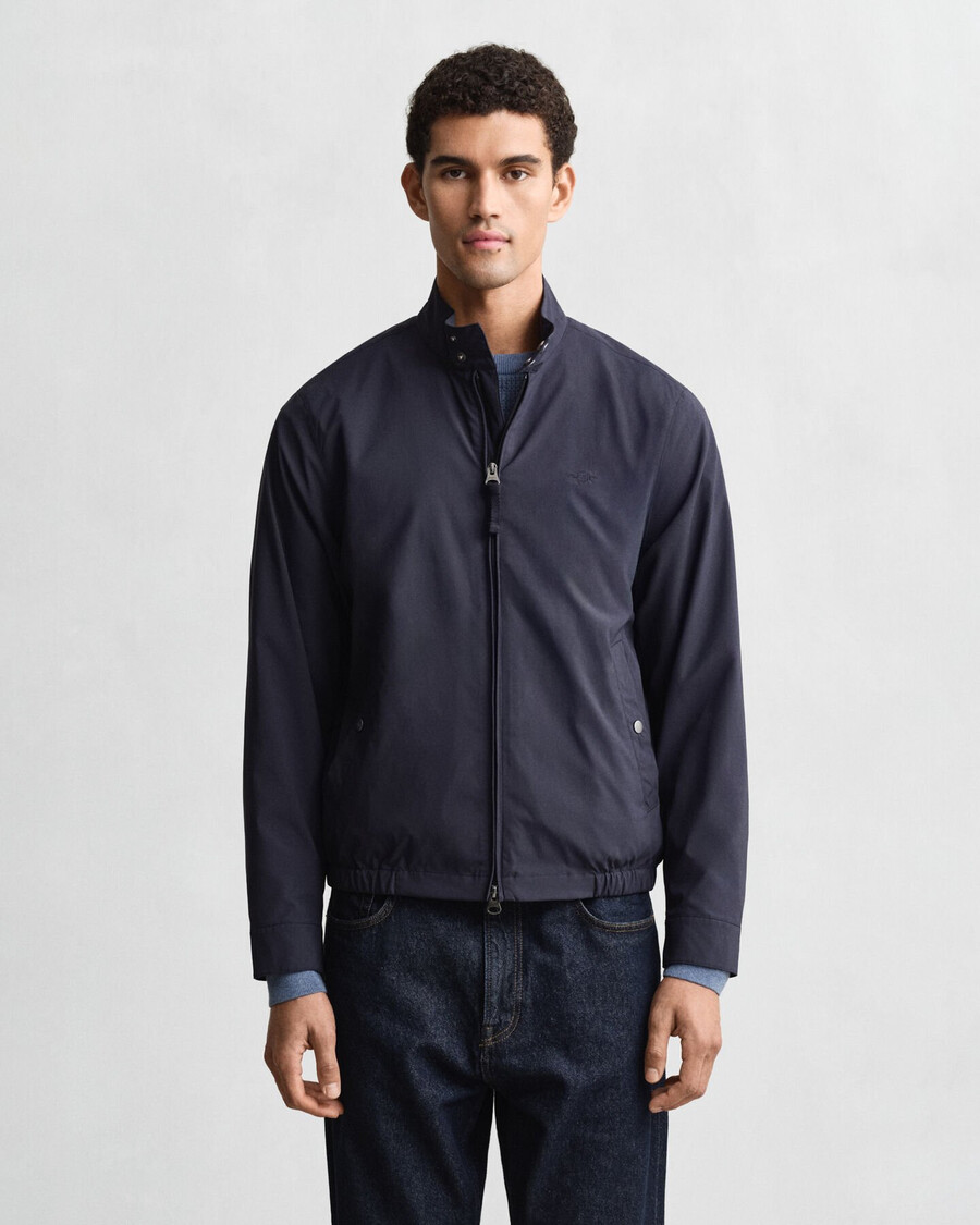 lightweight harrington jacket - evening blue