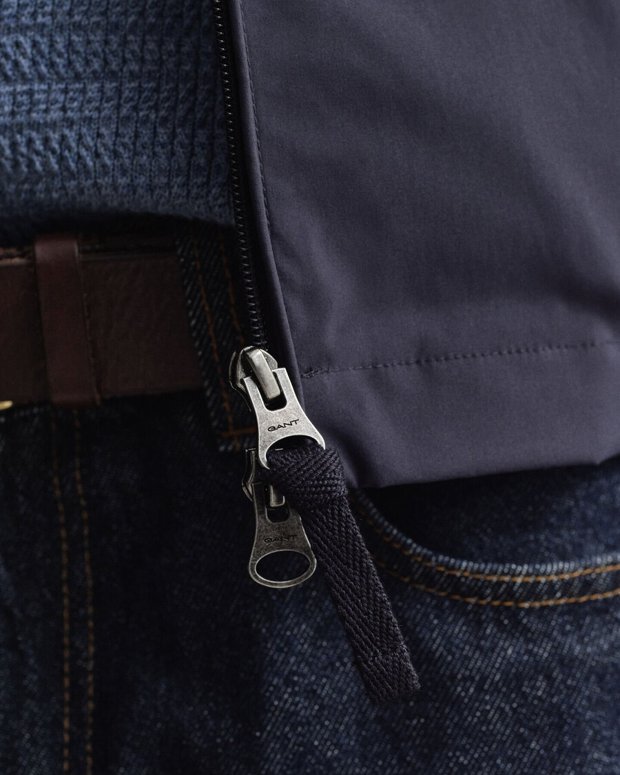 lightweight harrington jacket - evening blue