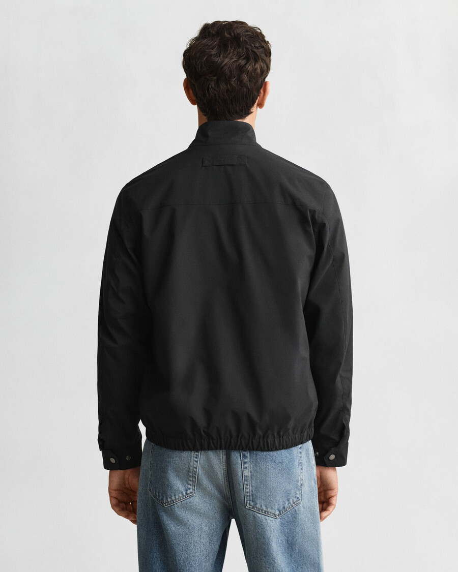lightweight harrington jacket - black