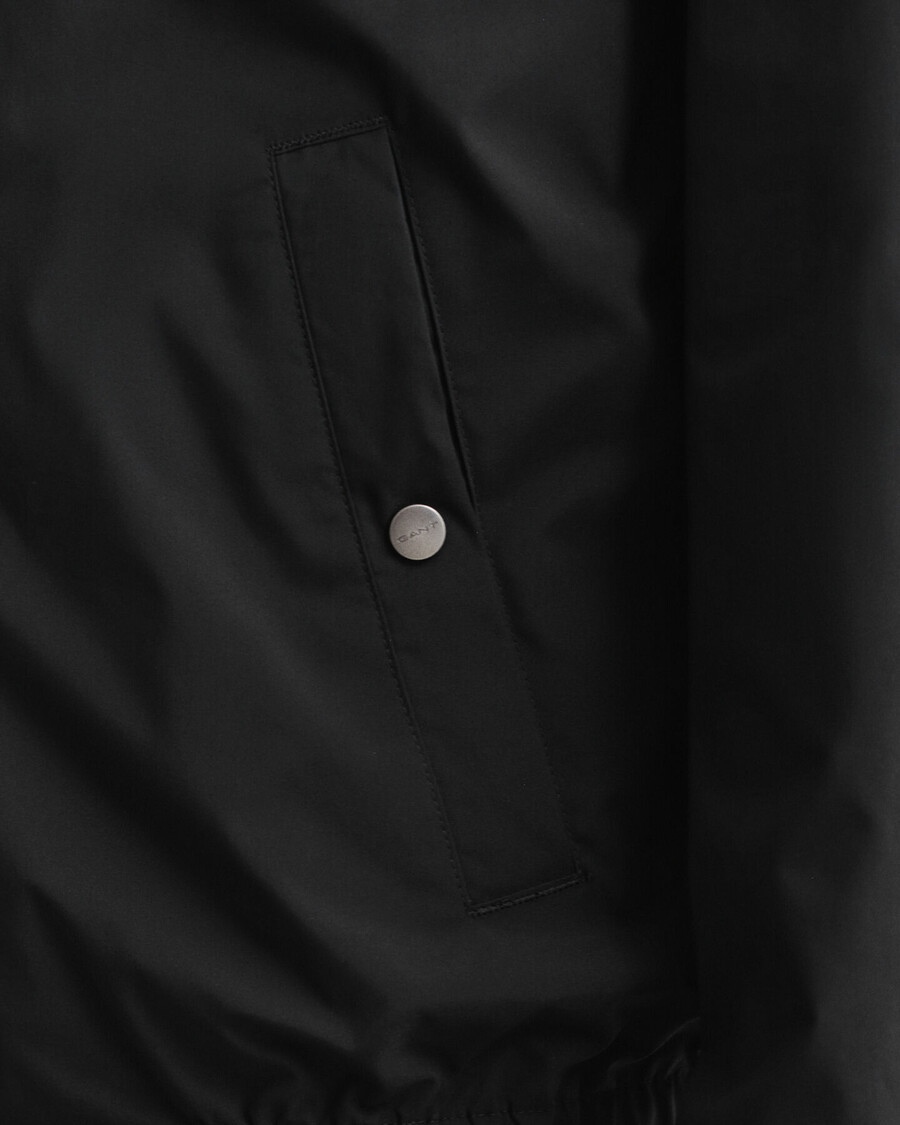 lightweight harrington jacket - black