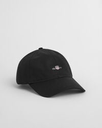 shield cotton twill cap - black