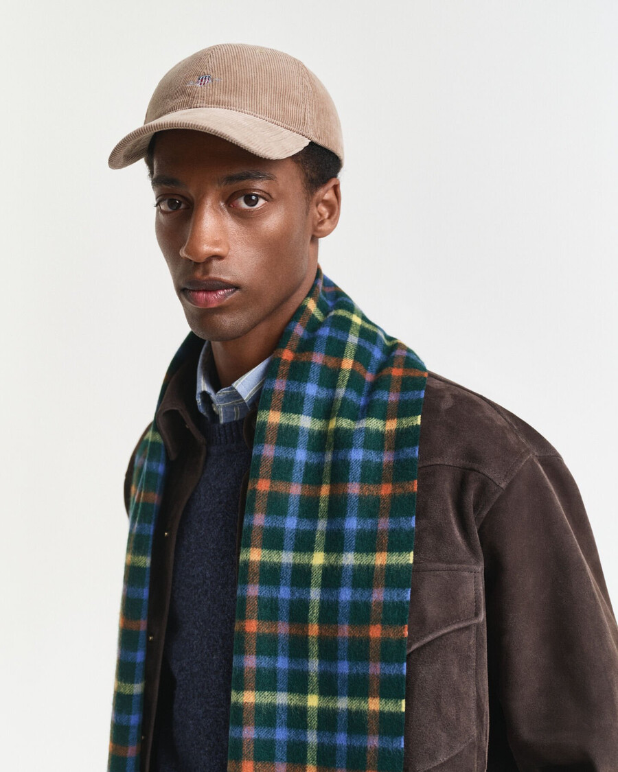 shield corduroy cap - warm khaki