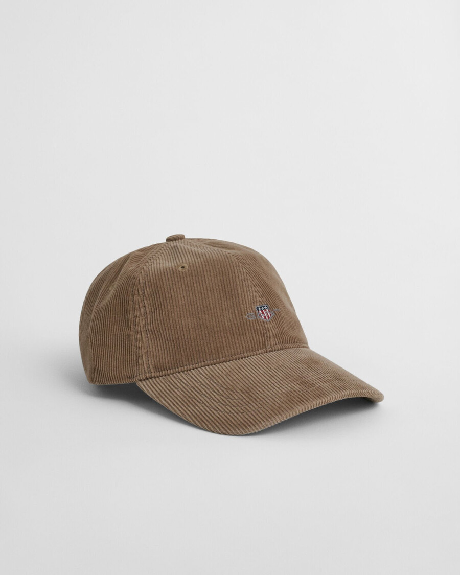 shield corduroy cap - warm khaki