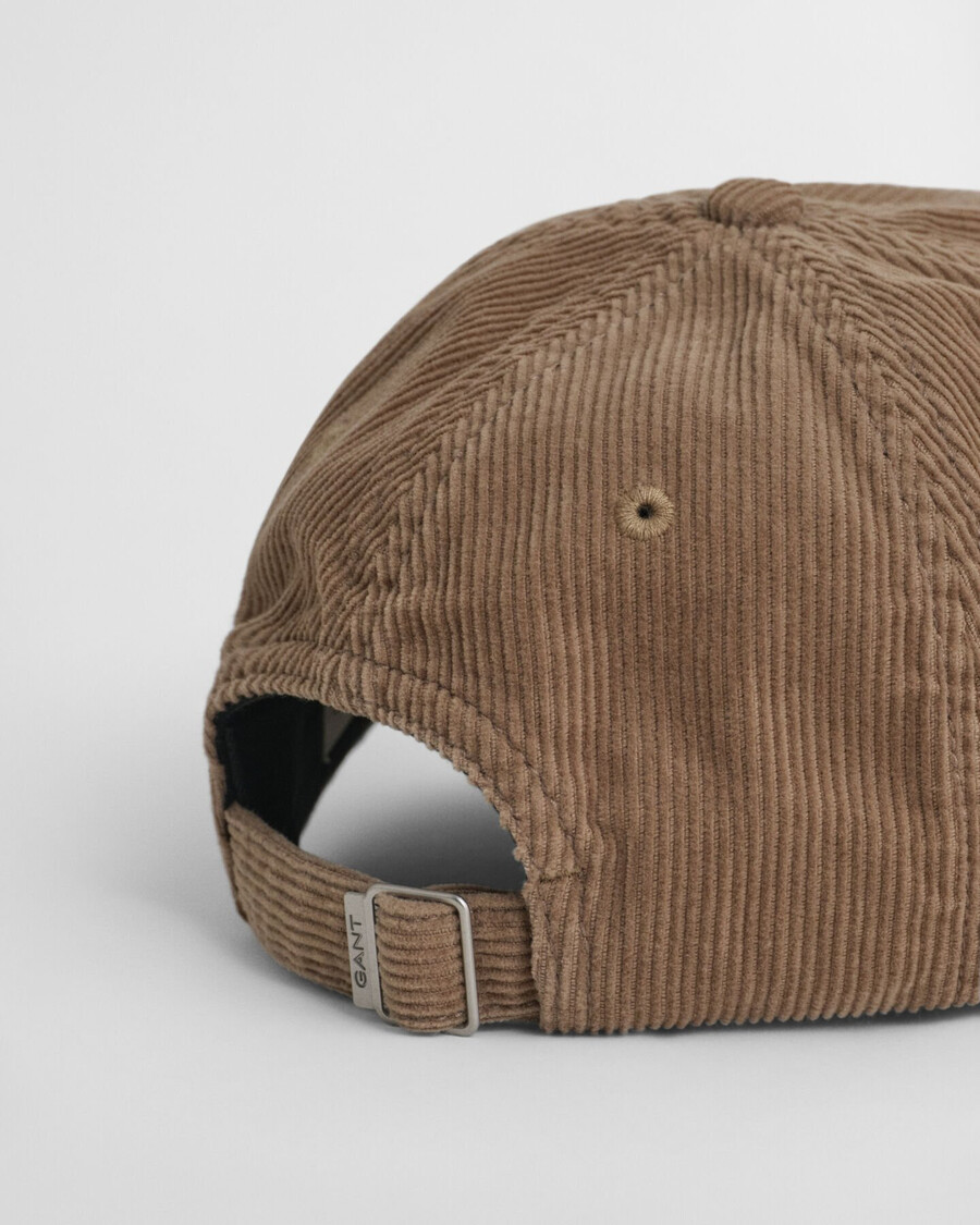 shield corduroy cap - warm khaki