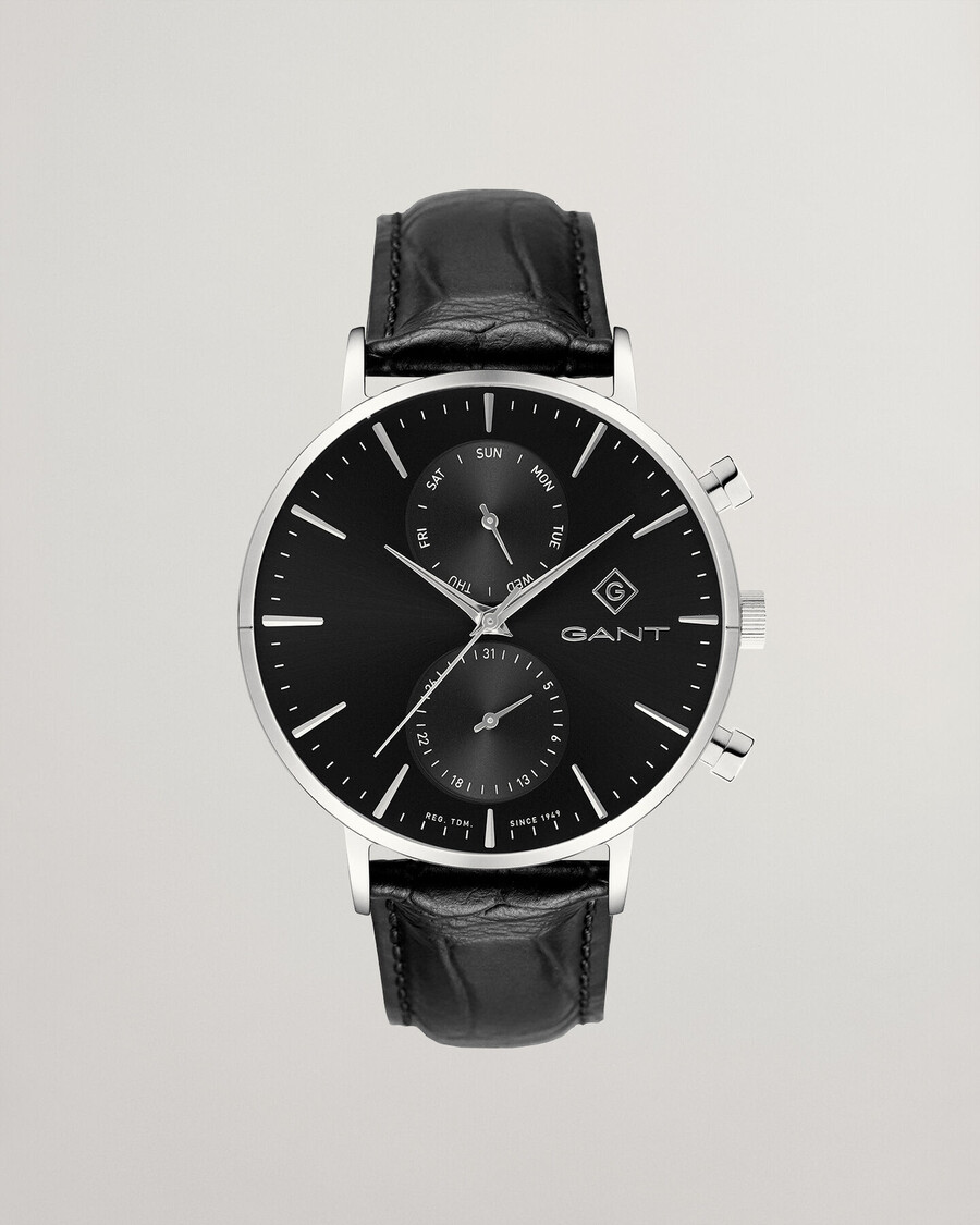 park hill daydate ii wristwatch - black