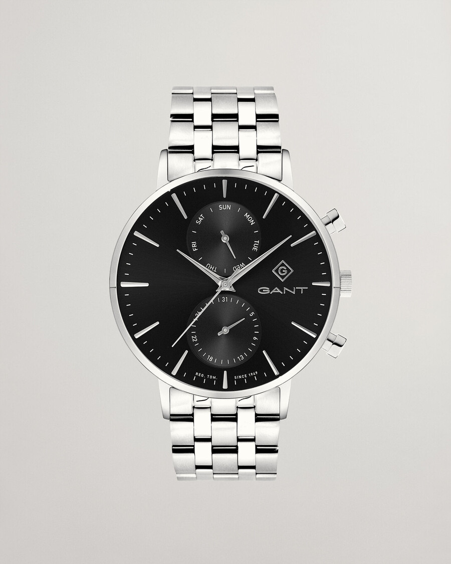 park hill daydate ii wristwatch - black