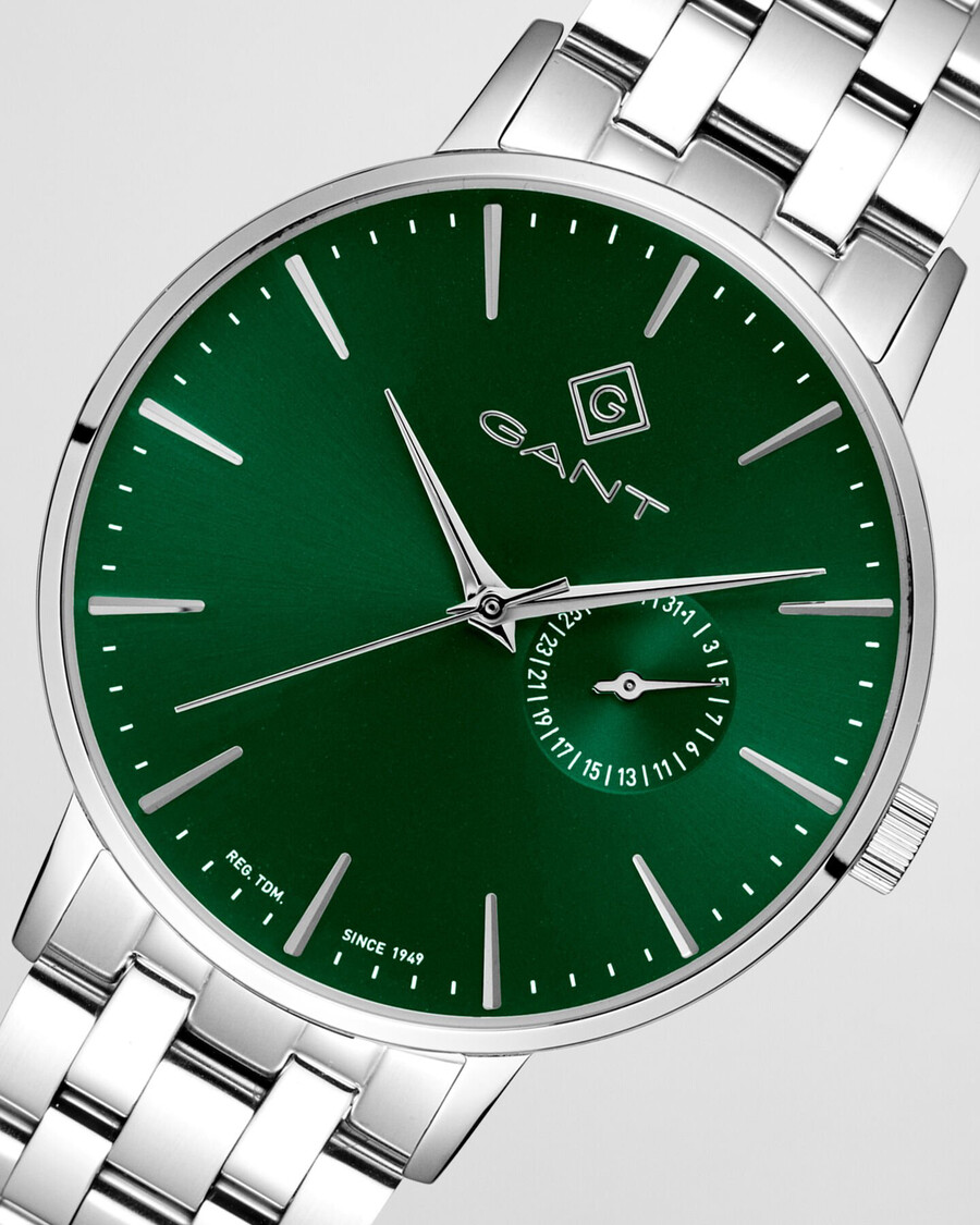 park hill iii watch - tartan green