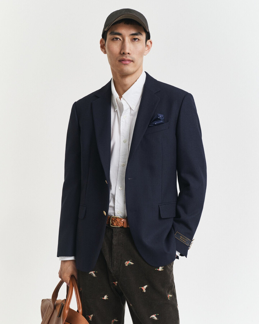 slim fit club bazer - evening blue