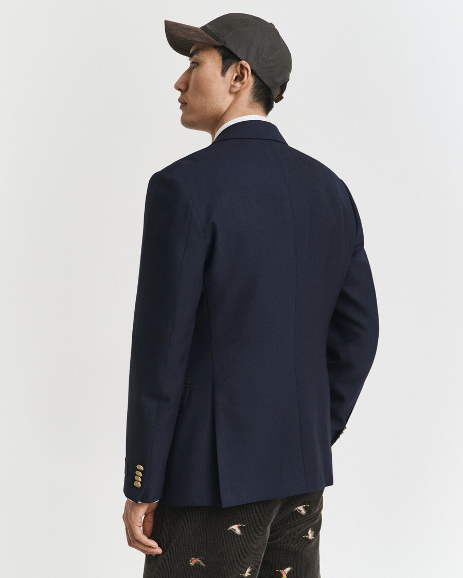 slim fit club bazer - evening blue