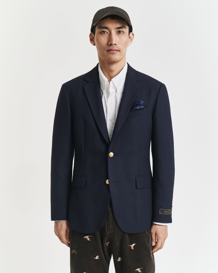 slim fit club bazer - evening blue