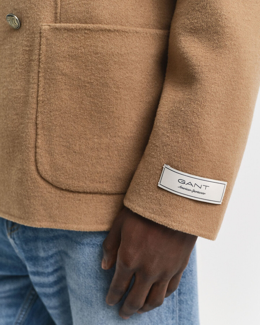 handstitched club blazer - warm khaki
