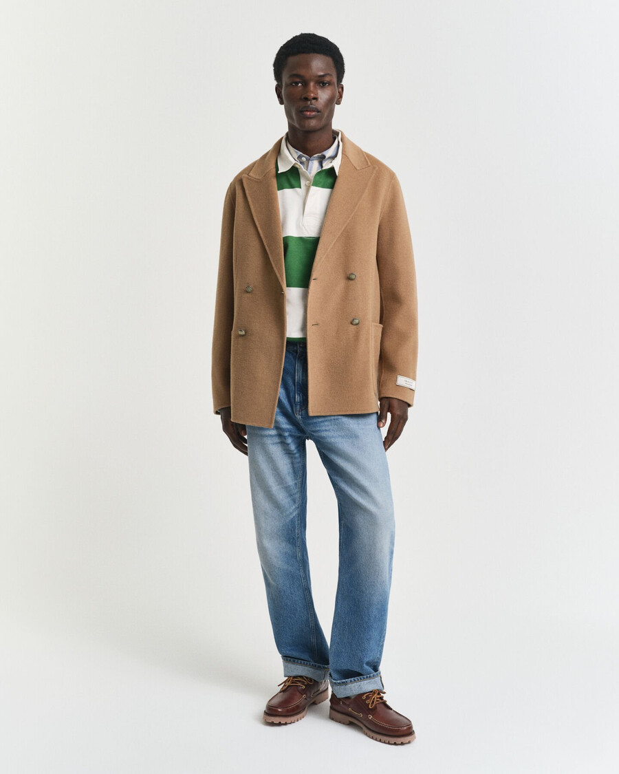handstitched club blazer - warm khaki