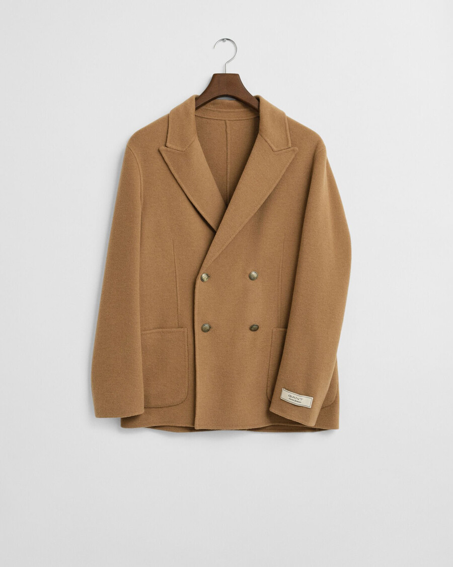 handstitched club blazer - warm khaki