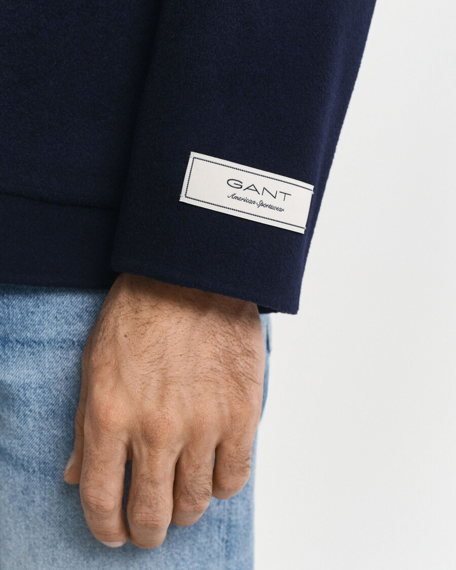 handstitched club blazer - evening blue
