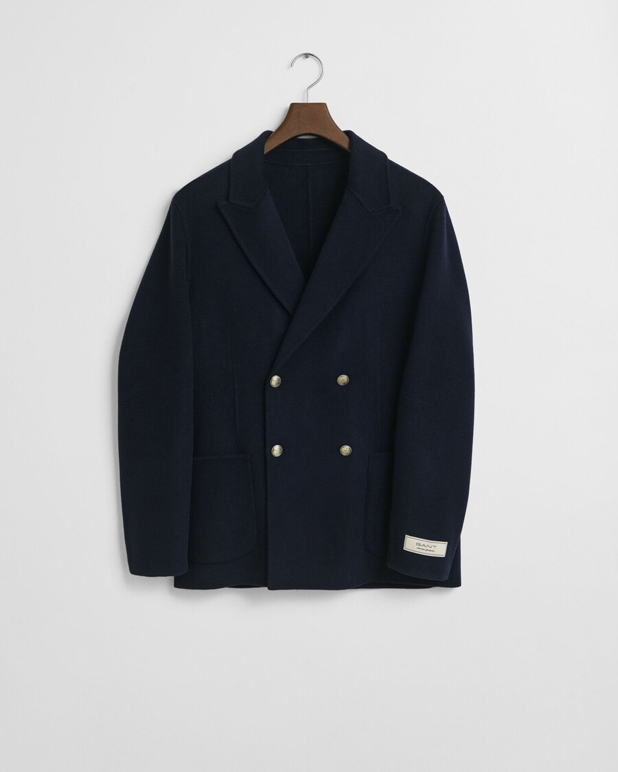 handstitched club blazer - evening blue